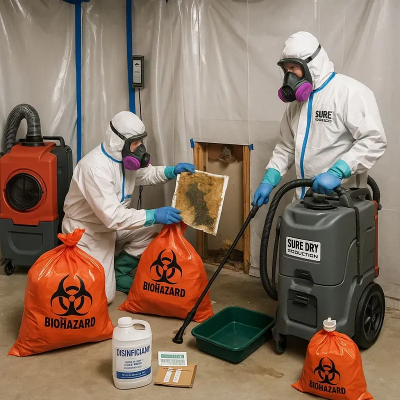 Contaminated Water Handling Protocols process in Forest, OH